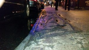 New York uneven sidewalk fall lawyers